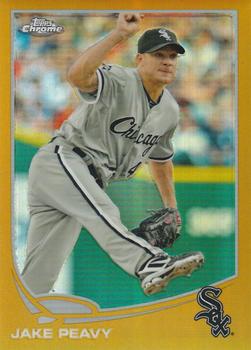 2013 Topps Chrome - Gold Refractors #47 Jake Peavy Front
