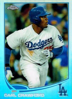2013 Topps Chrome - Refractors #56 Carl Crawford Front