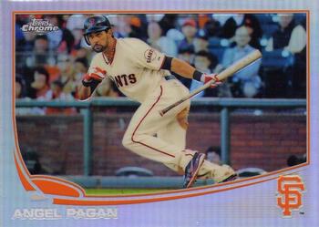 2013 Topps Chrome - Refractors #86 Angel Pagan Front