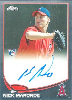 2013 Topps Chrome - Rookie Autographs #24 Nick Maronde Front