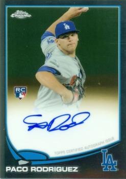 2013 Topps Chrome - Rookie Autographs #182 Paco Rodriguez Front
