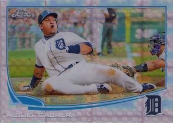 2013 Topps Chrome - X-Fractors #100 Miguel Cabrera Front