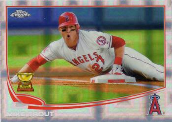 2013 Topps Chrome - X-Fractors #1 Mike Trout Front