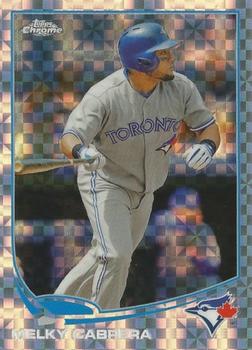 2013 Topps Chrome - X-Fractors #15 Melky Cabrera Front