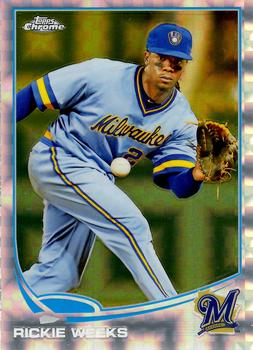 2013 Topps Chrome - X-Fractors #108 Rickie Weeks Front