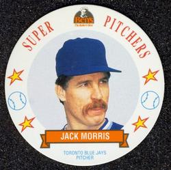 1993 Ben's Bakers Super Pitchers Discs #3 Jack Morris Front