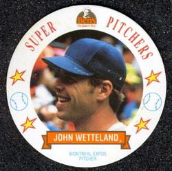 1993 Ben's Bakers Super Pitchers Discs #11 John Wetteland Front