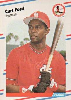 1988 Fleer - Glossy #32 Curt Ford Front