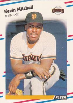 1988 Fleer - Glossy #92 Kevin Mitchell Front