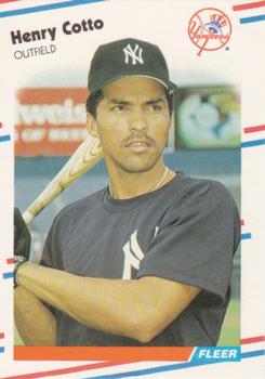 1988 Fleer - Glossy #205 Henry Cotto Front