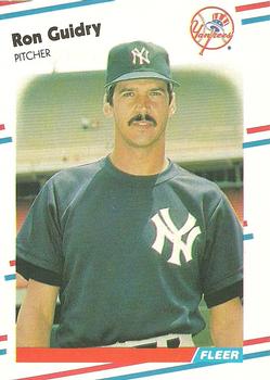 1988 Fleer - Glossy #207 Ron Guidry Front