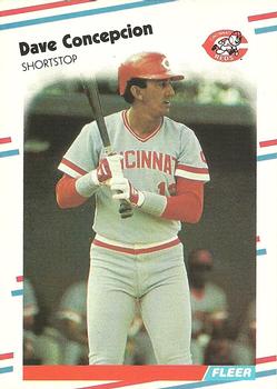 1988 Fleer - Glossy #229 Dave Concepcion Front