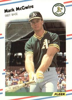 1988 Fleer - Glossy #286 Mark McGwire Front