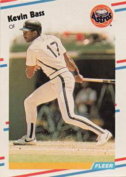 1988 Fleer - Glossy #440 Kevin Bass Front