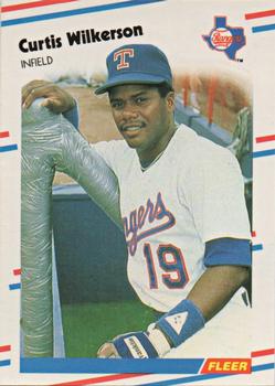 1988 Fleer - Glossy #481 Curtis Wilkerson Front
