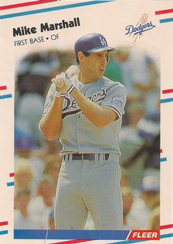 1988 Fleer - Glossy #522 Mike Marshall Front