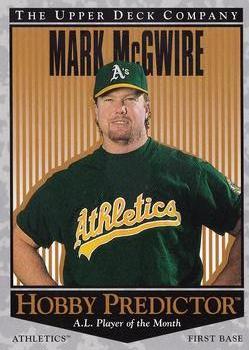 1996 Upper Deck - Predictors: Hobby #H7 Mark McGwire Front