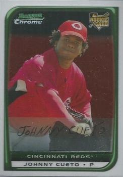 2008 Bowman Chrome #217 Johnny Cueto Front