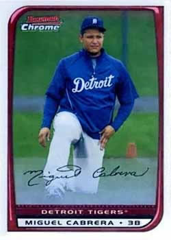 2008 Bowman Chrome #91 Miguel Cabrera Front