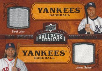 2008 Upper Deck Ballpark Collection #200 Derek Jeter / Johnny Damon Front