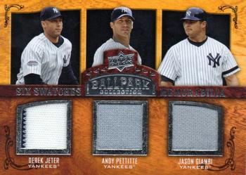 2008 Upper Deck Ballpark Collection #260 Derek Jeter / Andy Pettitte / Jason Giambi / Carlos Delgado / Johan Santana / Moises Alou Front