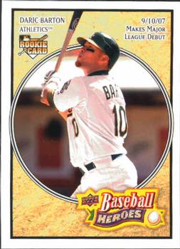 2008 Upper Deck Baseball Heroes #132 Daric Barton Front
