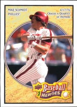 2008 Upper Deck Baseball Heroes #138 Mike Schmidt Front
