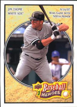 2008 Upper Deck Baseball Heroes #42 Jim Thome Front