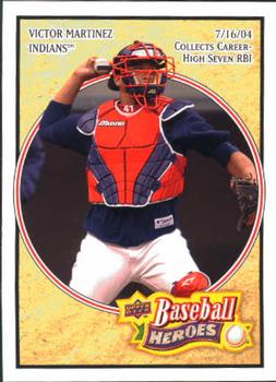 2008 Upper Deck Baseball Heroes #52 Victor Martinez Front