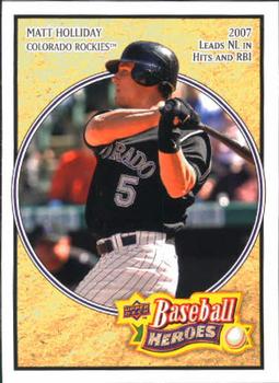 2008 Upper Deck Baseball Heroes #56 Matt Holliday Front