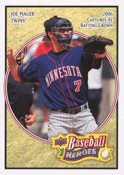 2008 Upper Deck Baseball Heroes #101 Joe Mauer Front