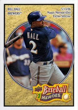 2008 Upper Deck Baseball Heroes #129 Bill Hall Front