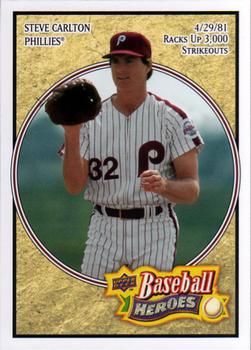 2008 Upper Deck Baseball Heroes #139 Steve Carlton Front