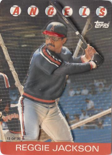 1986 Topps 3-D Baseball Stars #13 Reggie Jackson Front