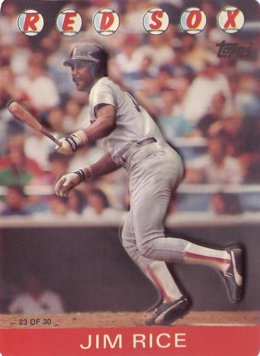1986 Topps 3-D Baseball Stars #23 Jim Rice Front