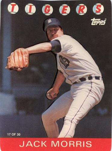 1986 Topps 3-D Baseball Stars #17 Jack Morris Front