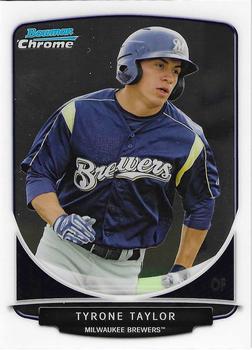 2013 Bowman Chrome - Prospects #BCP158 Tyrone Taylor Front