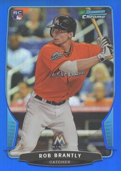 2013 Bowman Chrome - Blue Refractors #4 Rob Brantly Front