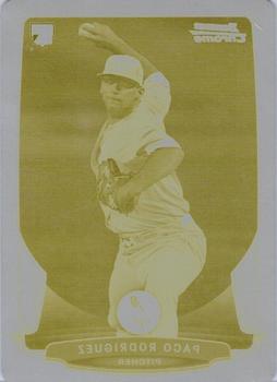 2013 Bowman Chrome - Printing Plates Yellow #218 Paco Rodriguez Front