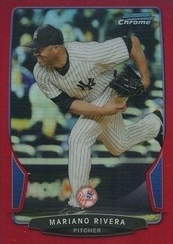 2013 Bowman Chrome - Red Refractors #19 Mariano Rivera Front