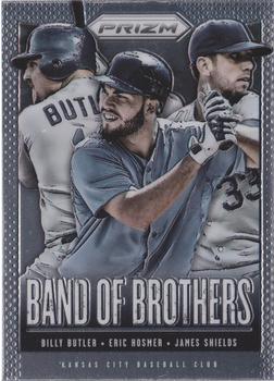 2013 Panini Prizm - Band of Brothers #BB11 Billy Butler / Eric Hosmer / James Shields Front