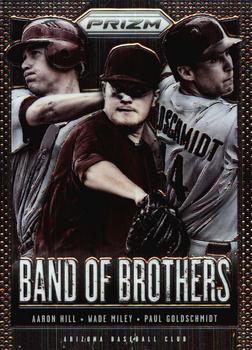 2013 Panini Prizm - Band of Brothers #BB5 Aaron Hill / Paul Goldschmidt / Wade Miley Front