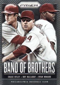 2013 Panini Prizm - Band of Brothers #BB14 Chase Utley / Roy Halladay / Ryan Howard Front