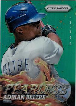 2013 Panini Prizm - Fearless Prizms Green #F7 Adrian Beltre Front