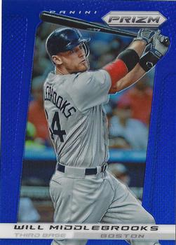 2013 Panini Prizm - Prizms Blue #84 Will Middlebrooks Front