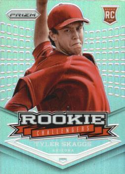 2013 Panini Prizm - Rookie Challengers Prizms #RC7 Tyler Skaggs Front