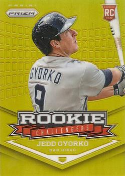 2013 Panini Prizm - Rookie Challengers Prizms Gold #RC15 Jedd Gyorko Front