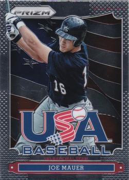 2013 Panini Prizm - USA Baseball #USA2 Joe Mauer Front