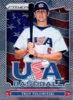 2013 Panini Prizm - USA Baseball #USA3 Troy Tulowitzki Front
