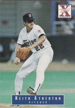 1997 Marquette Bank Minnesota Twins 1987 10th Anniversary #NNO Keith Atherton Front